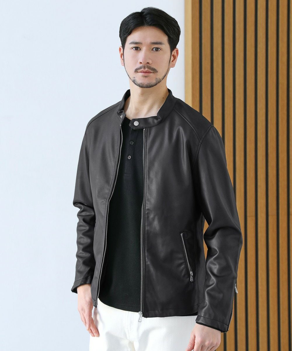 リアルタッチスムースPUレザーライダースジャケット | 【公式】SPU