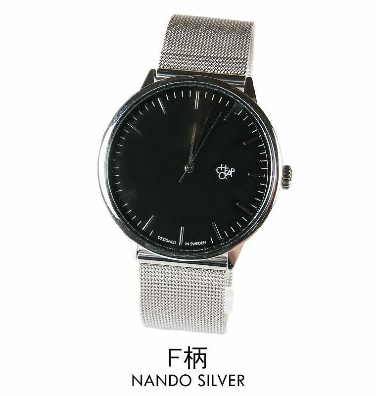 メッシュベルト クオーツ 腕時計 北欧 NANDO LEGACY Cheapo チーポ