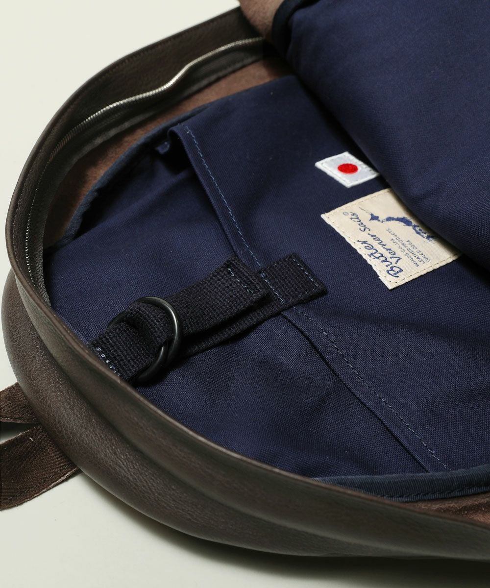 特典対象】リュック 本革 日本製 ヌメ革 シュリンクレザー バック