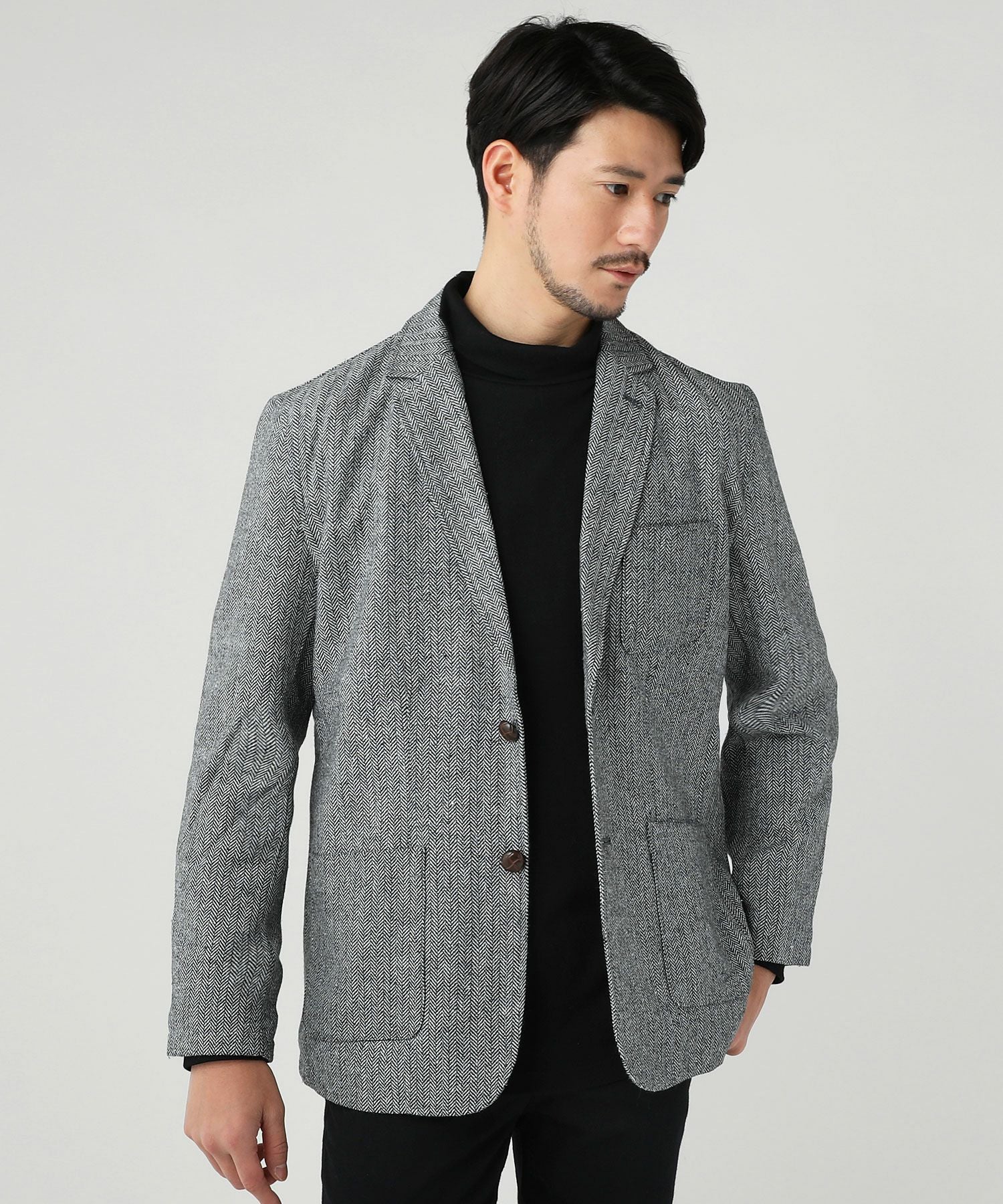 ヘリンボーンツイードテーラードジャケット | 【公式】SPU スプ公式