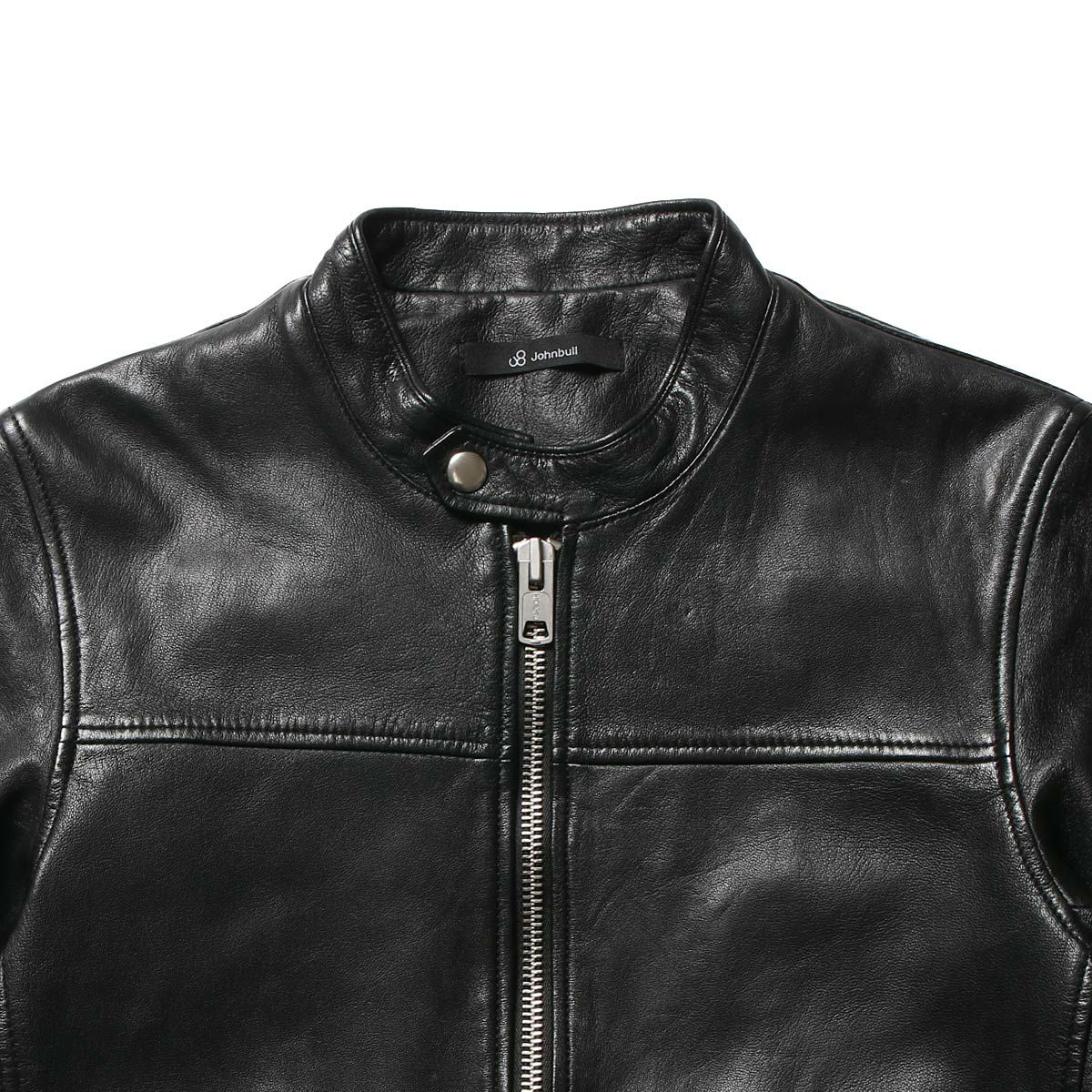 [BLACKbymoussy]ラムレザー シングルライダース ジャケット ラムレザー - シングルライダースジャケット | realwords/dualvoice