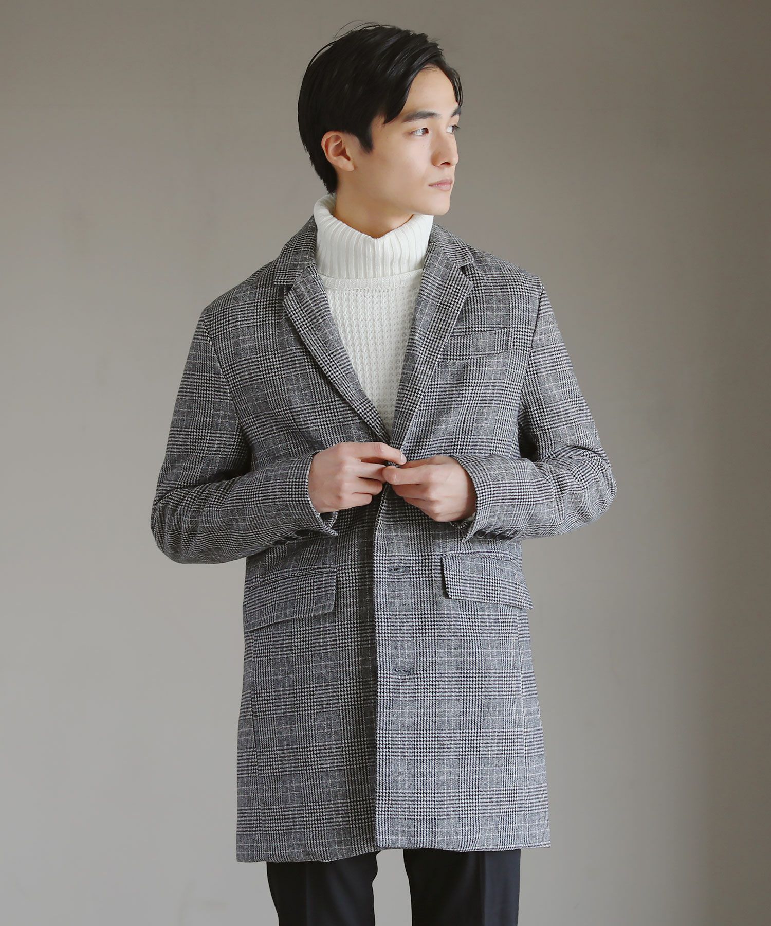 ウールメルトンステンカラー／チェスターカラーコート | 【公式】SPU