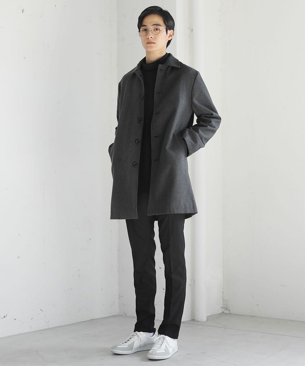 ウールメルトンステンカラー／チェスターカラーコート | 【公式】SPU