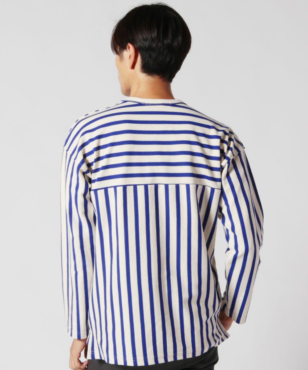 Outil ネイビー・ホワイトストライプ バスクシャツ サイズ3 000000009974-16.jpg?size=xl&w=