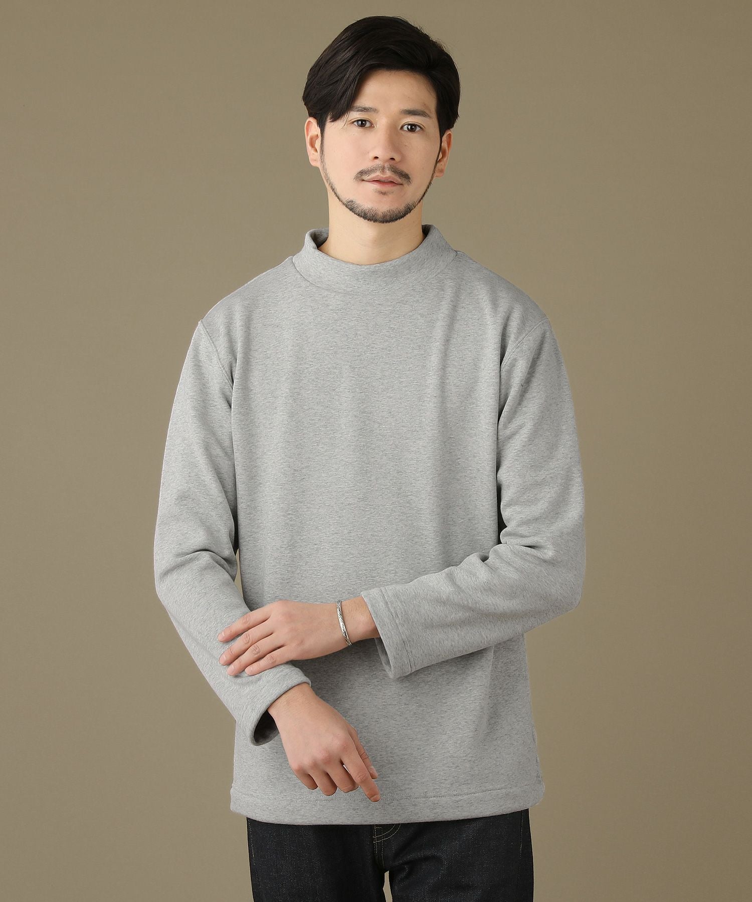 日本製ボンバーヒート爆暖裏起毛モックネックスウェット | 【公式】SPU