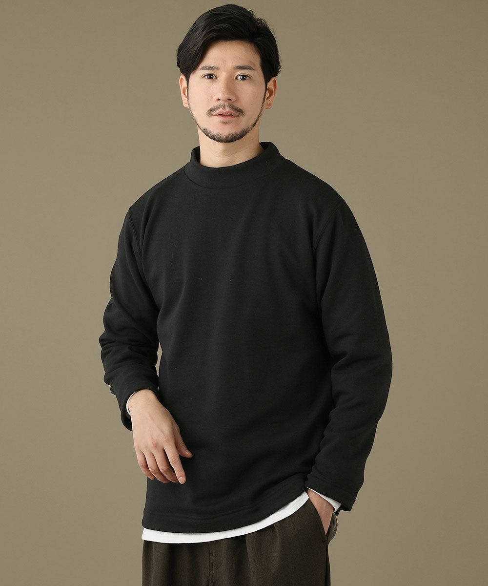 日本製ボンバーヒート爆暖裏起毛モックネックスウェット | 【公式】SPU