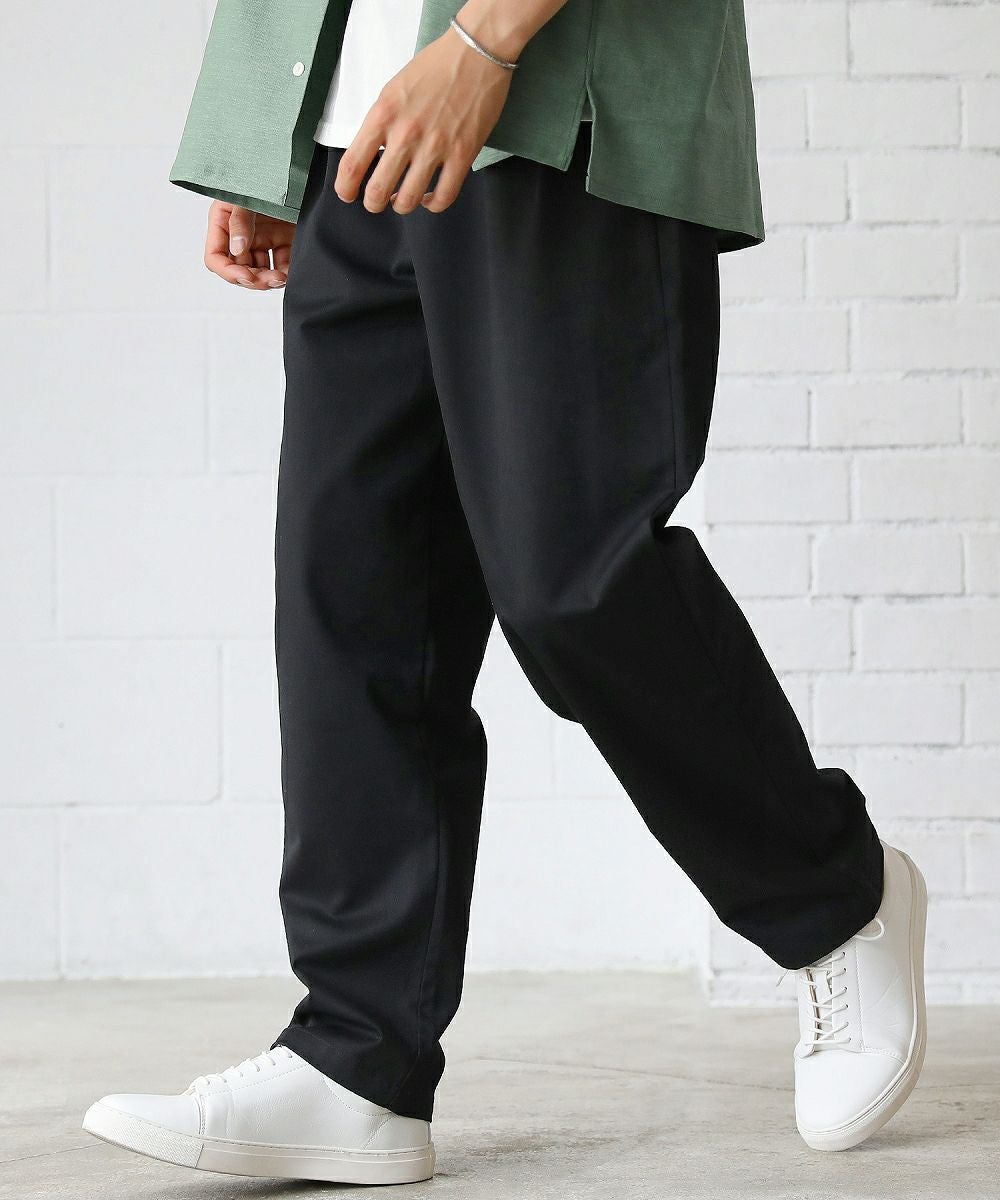 マルチファブリックシェフパンツ デニム コットンツイル テックリネン