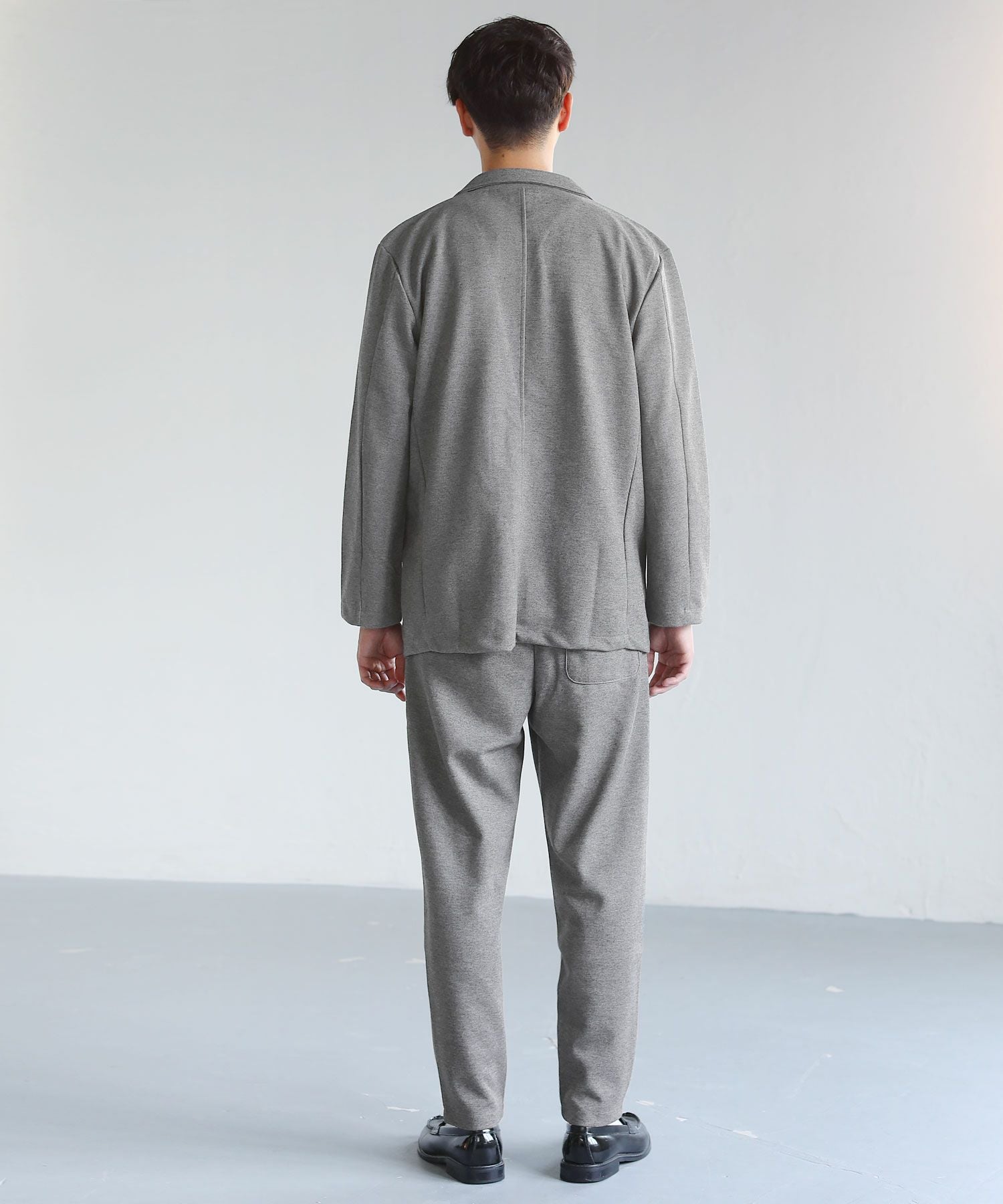 【KKK】St ANDREWS　セットアップ　グレー 上下2点セット】TCダンボールストレッチ リラクシングセットアップ