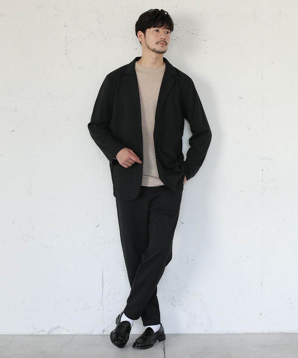 上下2点セット】TCダンボールストレッチ リラクシングセットアップ