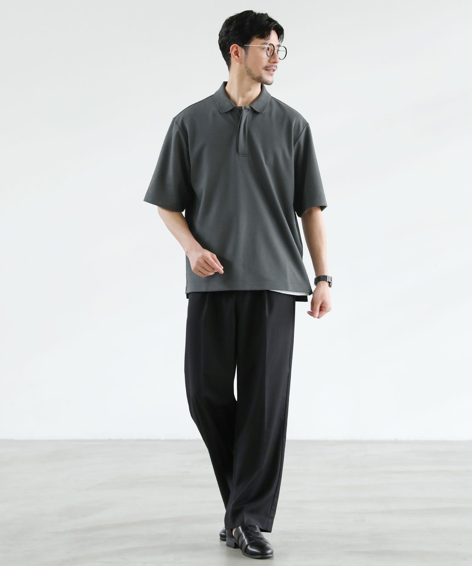 抗菌防臭＆接触冷感ダブルフェイス半袖鹿の子ポロシャツ | 【公式】SPU