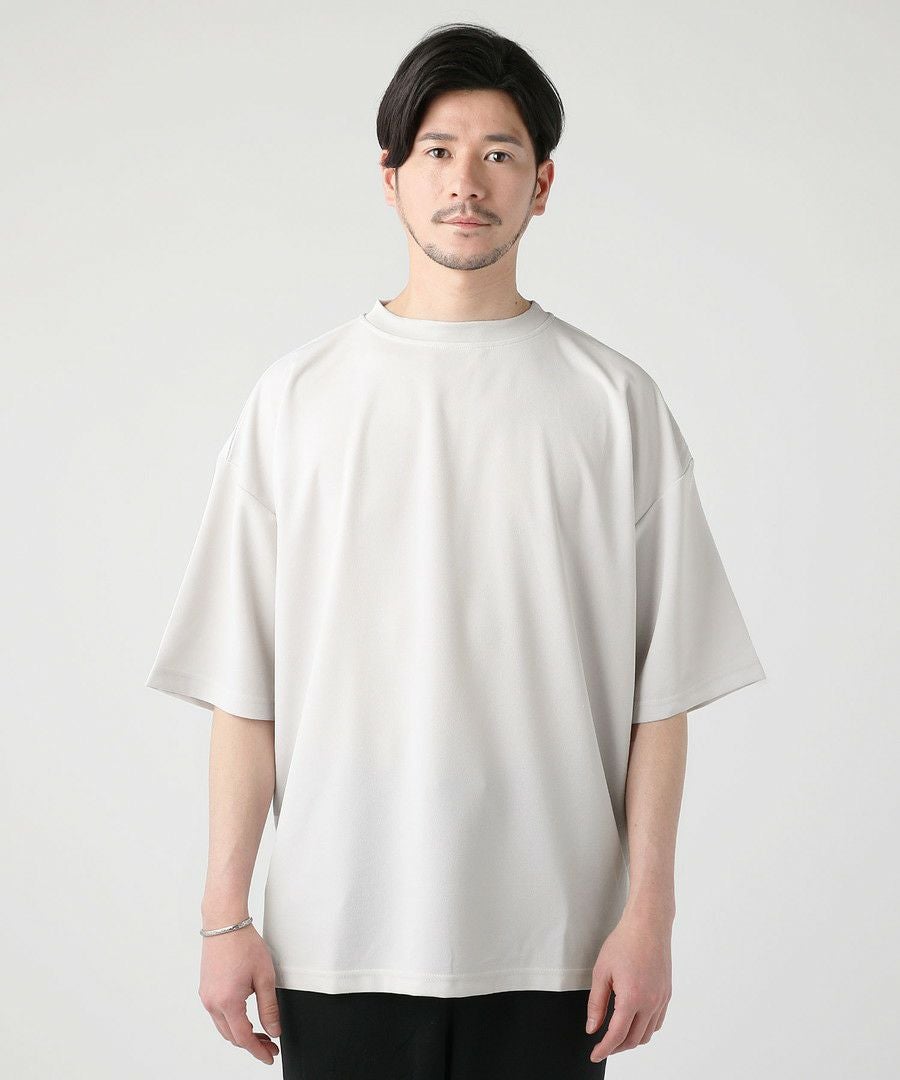 カットジョーゼットワイドモックネック半袖Tシャツ | 【公式】SPU スプ