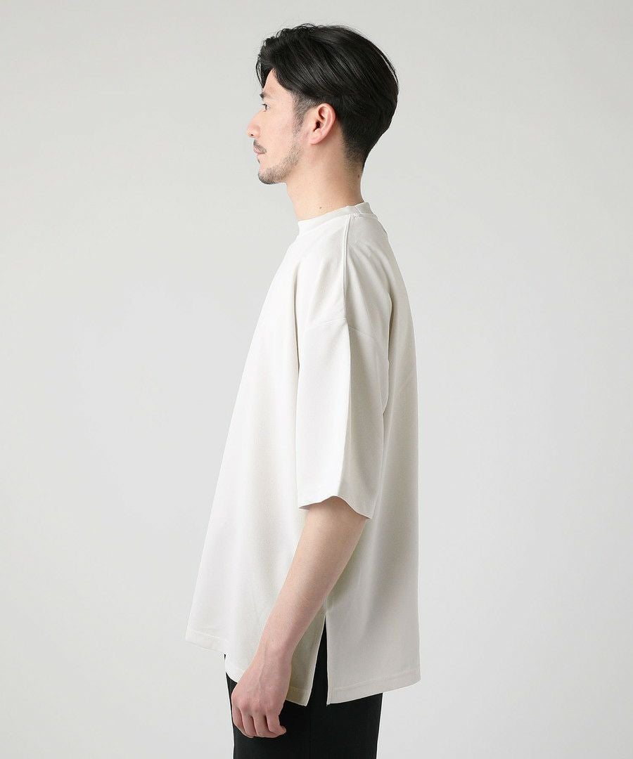 カットジョーゼットワイドモックネック半袖Tシャツ | 【公式】SPU スプ