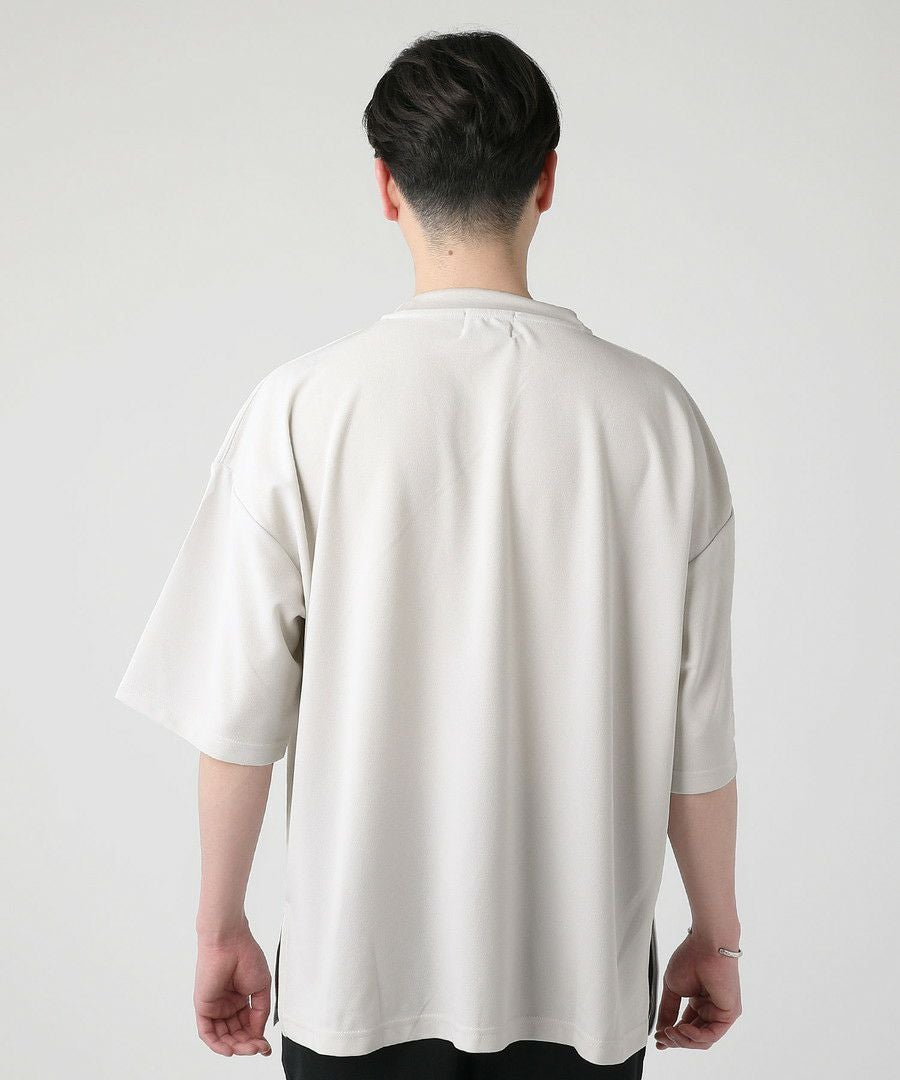カットジョーゼットワイドモックネック半袖Tシャツ | 【公式】SPU スプ