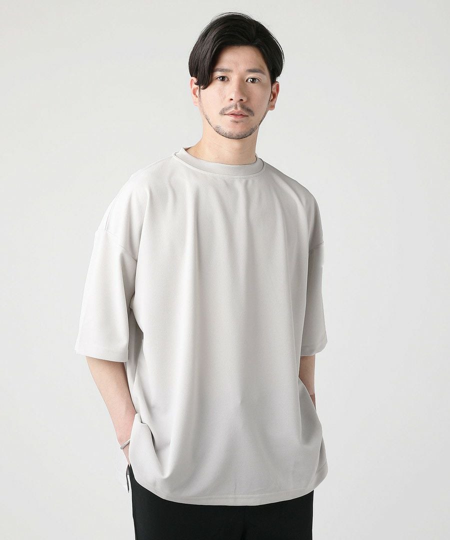 カットジョーゼットワイドモックネック半袖Tシャツ | 【公式】SPU スプ