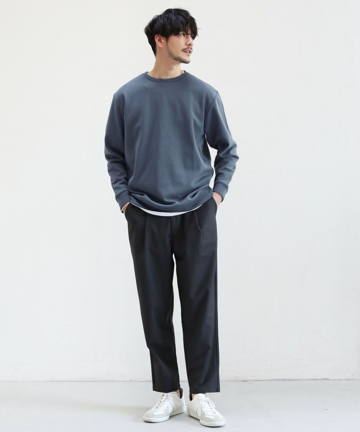 TCダンボールストレッチクルーネックプルオーバー | 【公式】SPU スプ