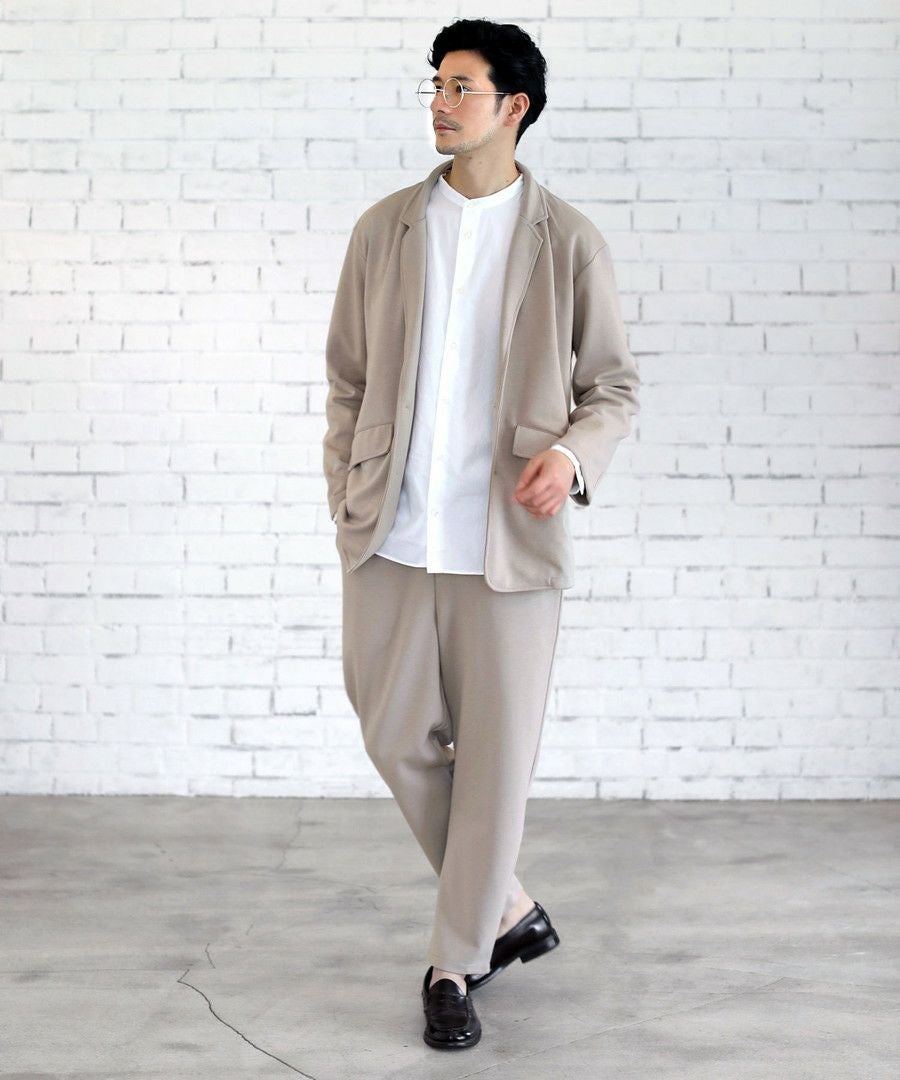 TCダンボールストレッチ テーラードジャケット＆パンツセットアップ