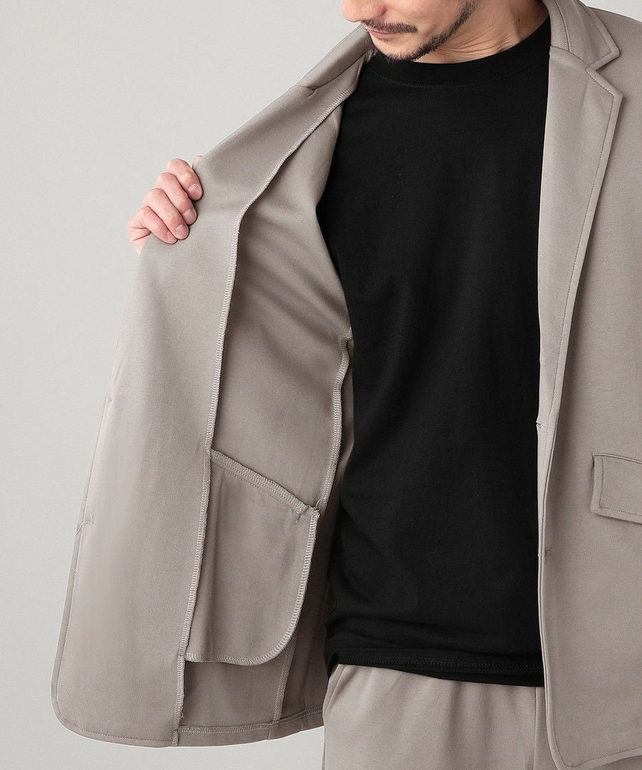 TCダンボールストレッチ テーラードジャケット＆パンツセットアップ