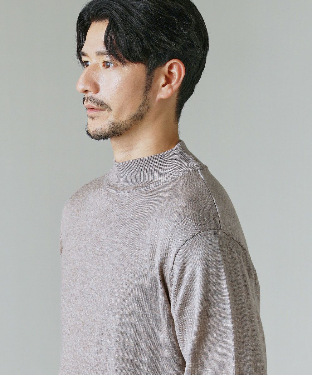 【未使用】Aga カシミア混 ニット made in suwa 定価19000 見上愛さん着用／Oggi・STORY掲載】ピュアカシミヤ クルー