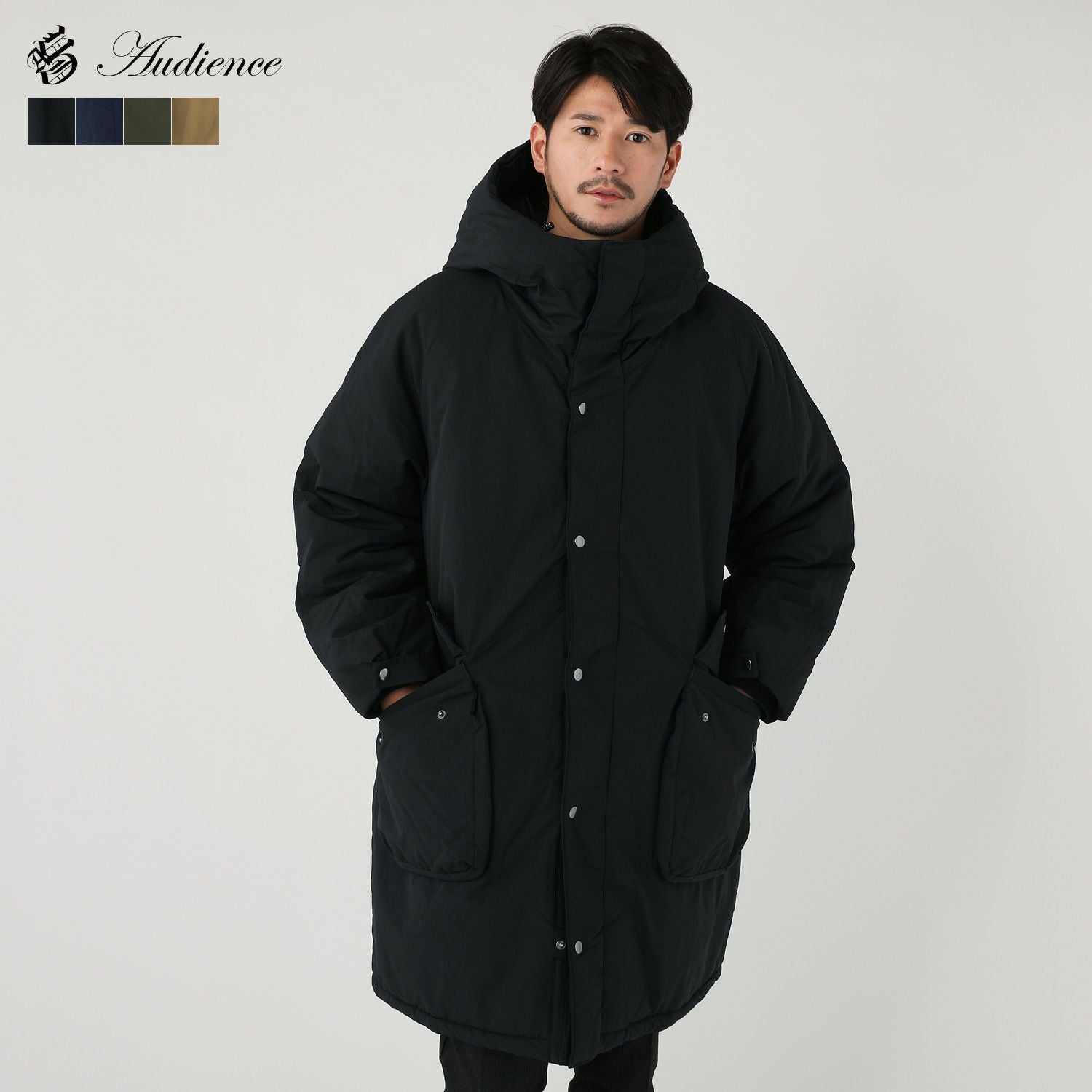 DIESEL ブラック 黒 ファー付きモッズコート XS 中綿 M相当 60/40クロスSorona®Dupont中綿M90モッズコート | 【公式】SPU