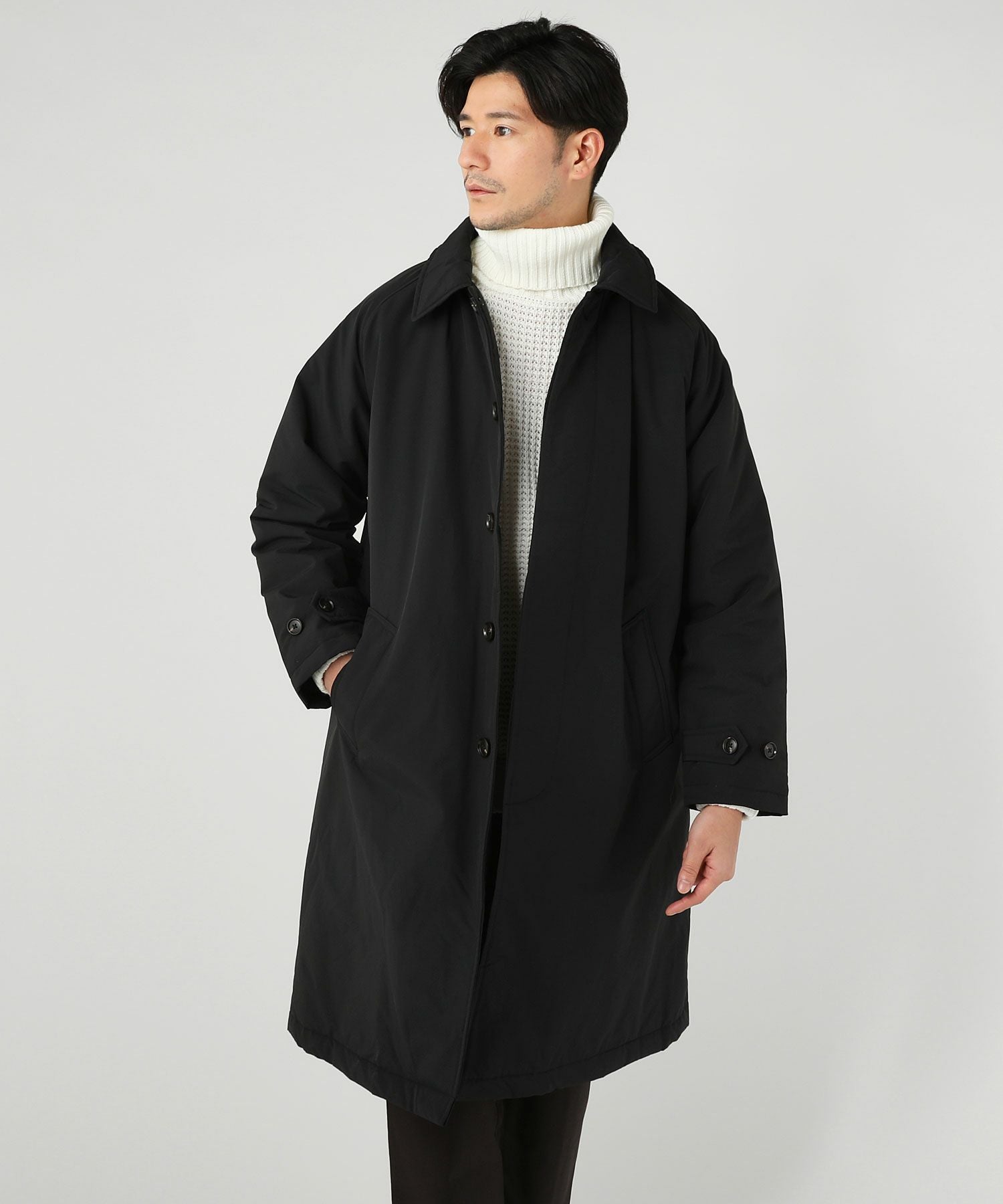 60/40クロスサーモライト中綿ステンカラーコート | 【公式】SPU スプ