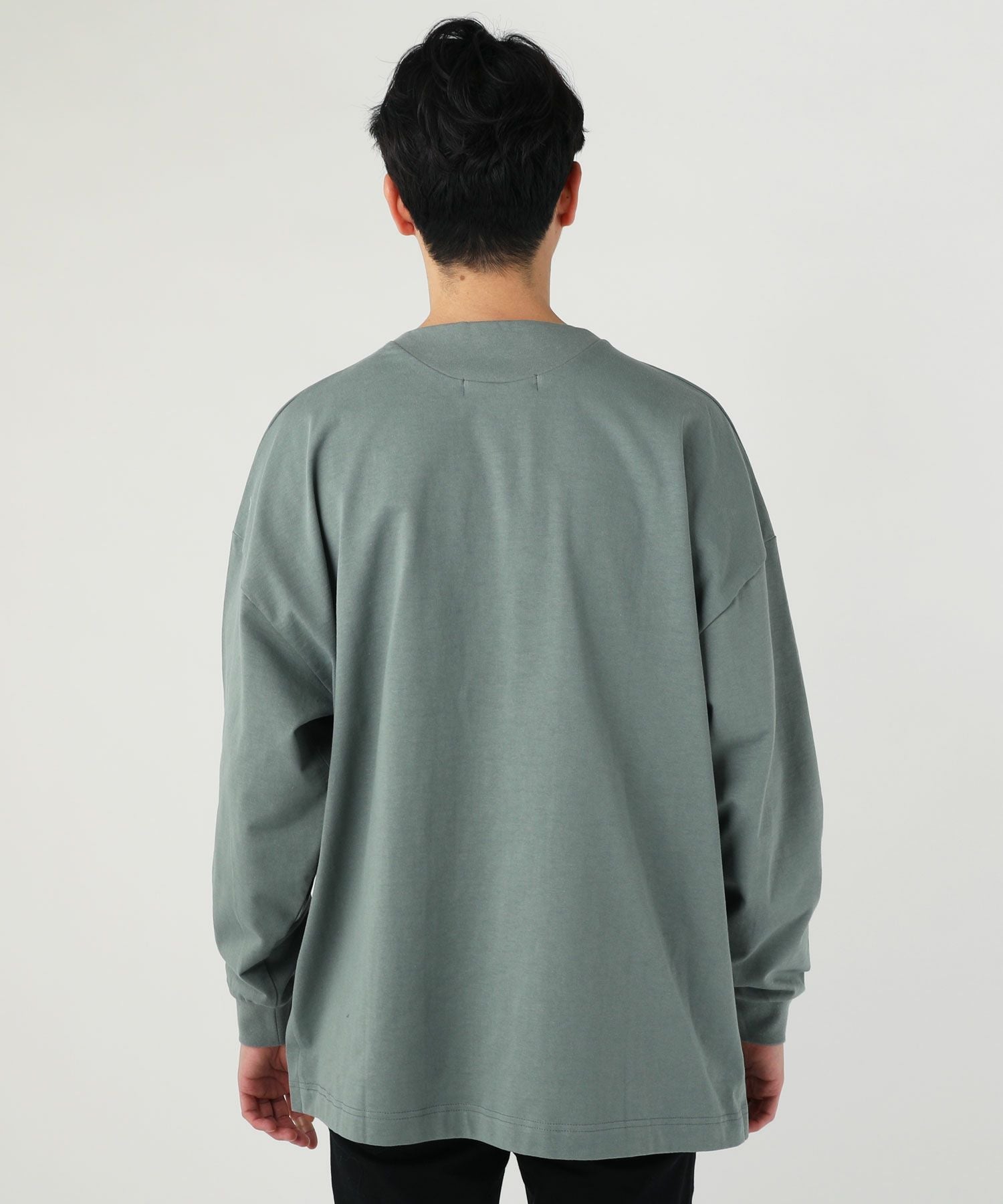 日本製VORTEX 8オンス(MVS天竺)サイドスリット Aライン 長袖Tee