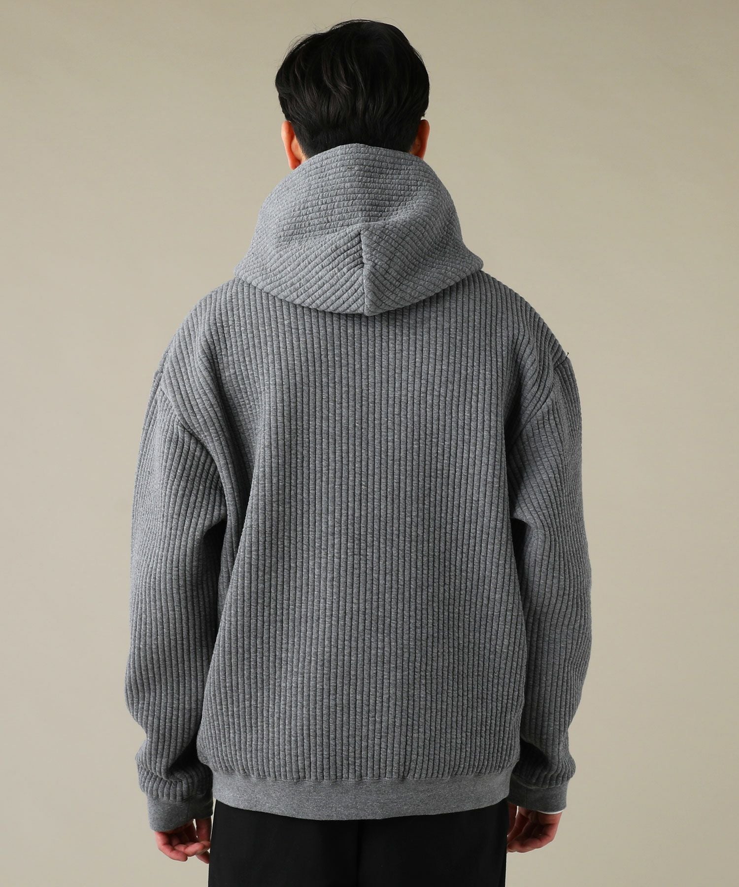 日本製「尾州」コットンキルト プルオーバー パーカー | 【公式】SPU