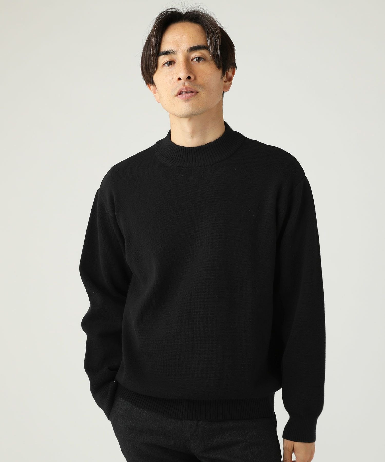 ミラノリブモックネックニット | 【公式】SPU スプ公式通販｜メンズ