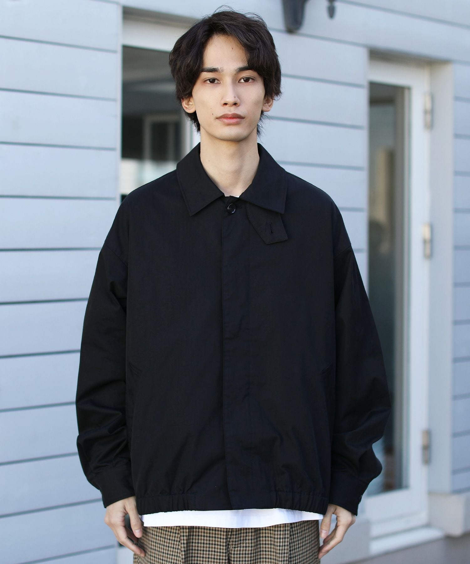skep ショートブルゾン　黒 変形ショートブルゾン：黒［JK13BZBK］ | skep-online shop