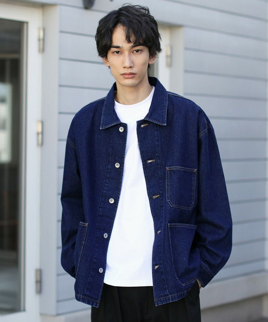 10oz デニムカバーオールジャケット | 【公式】SPU スプ公式通販