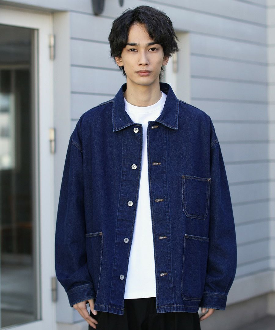 10oz デニムカバーオールジャケット | 【公式】SPU スプ公式通販