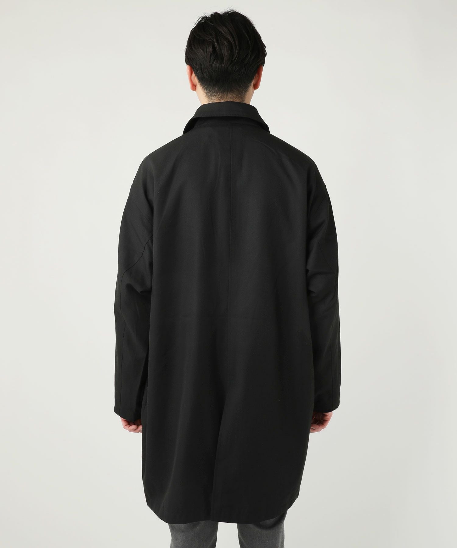M*S様 RRL三ツ星タグ　ステンカラーコート ブラックLサイズ green label relaxing（グリーンレーベルリラクシング）の「SENTDALE