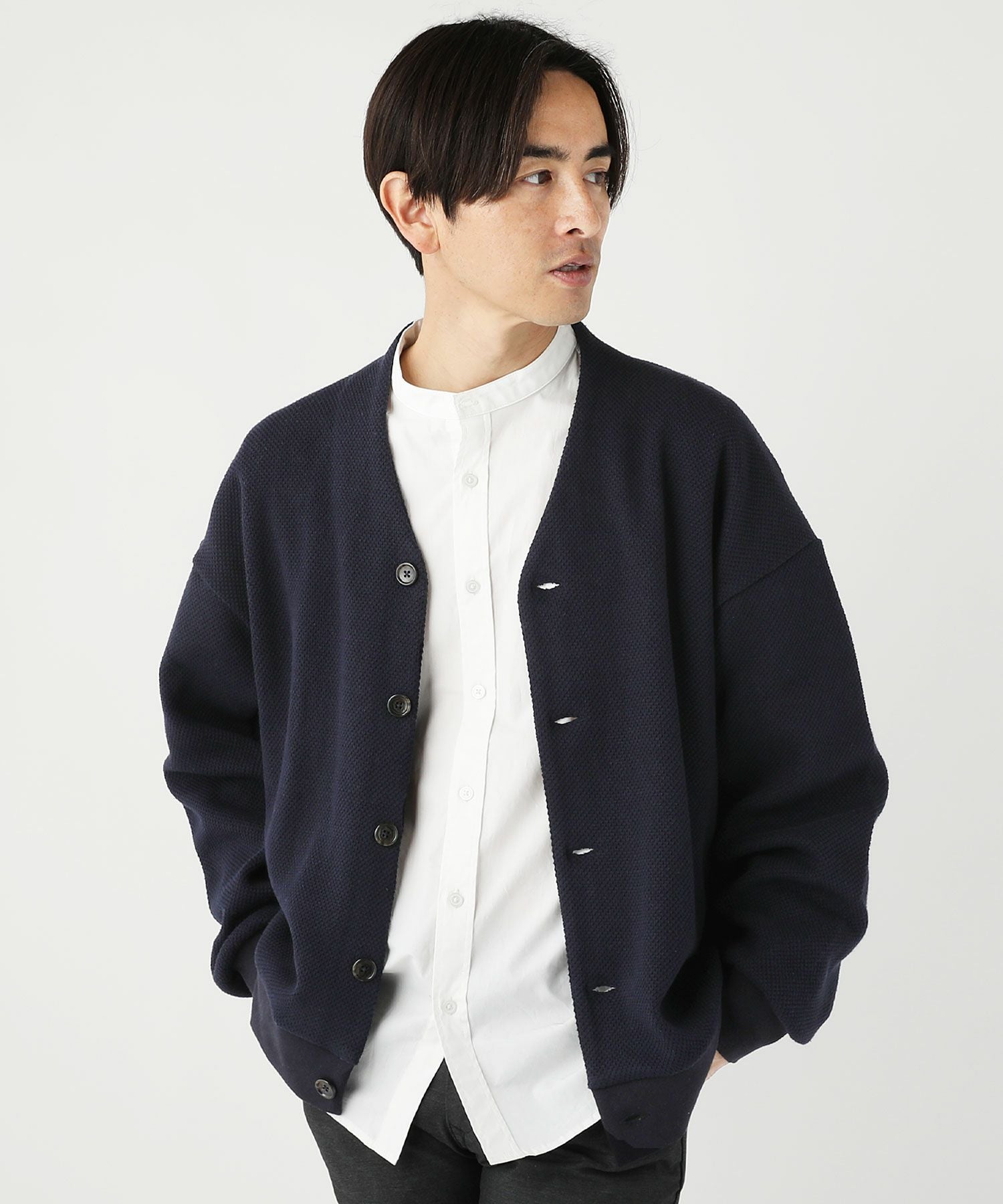 日本製ローゲージストレッチ カノコダブルフェイス15オンス