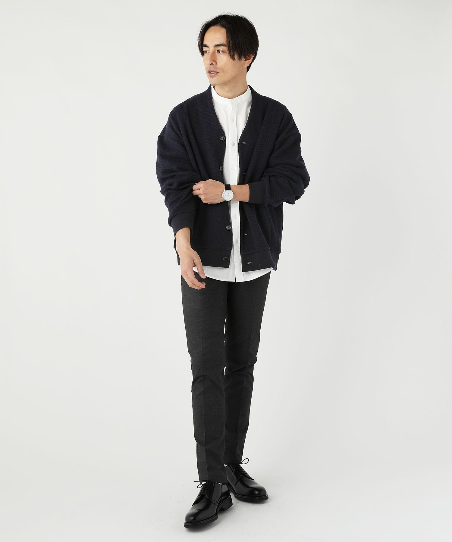 日本製ローゲージストレッチ カノコダブルフェイス15オンス