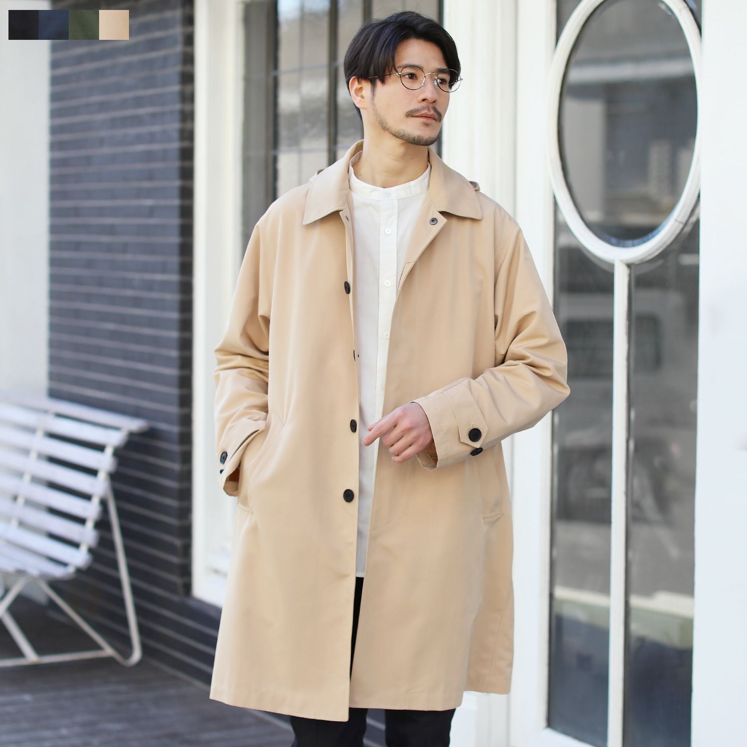 フード脱着ステンカラーコート | 【公式】SPU スプ公式通販｜メンズ