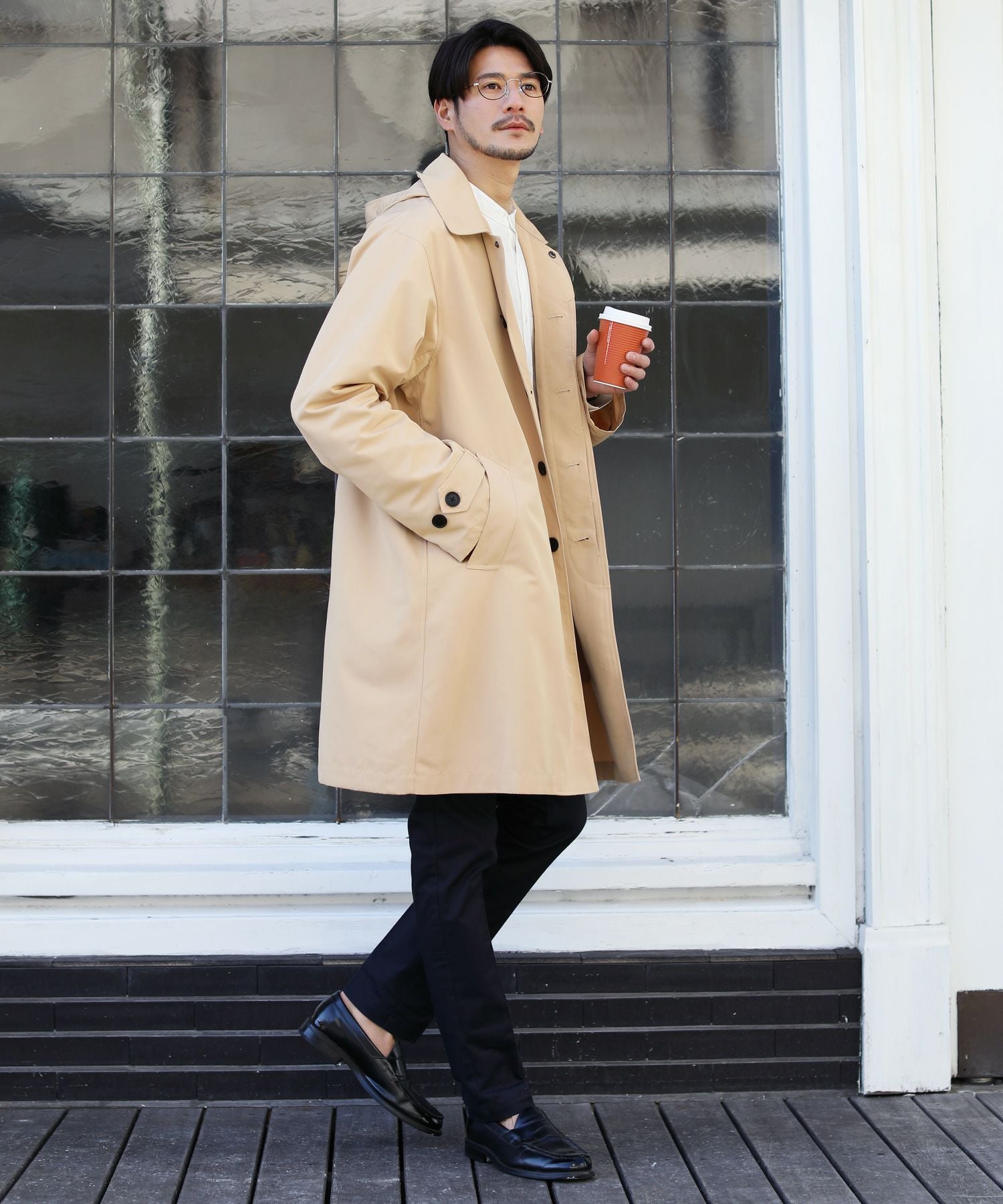 フード脱着ステンカラーコート | 【公式】SPU スプ公式通販｜メンズ