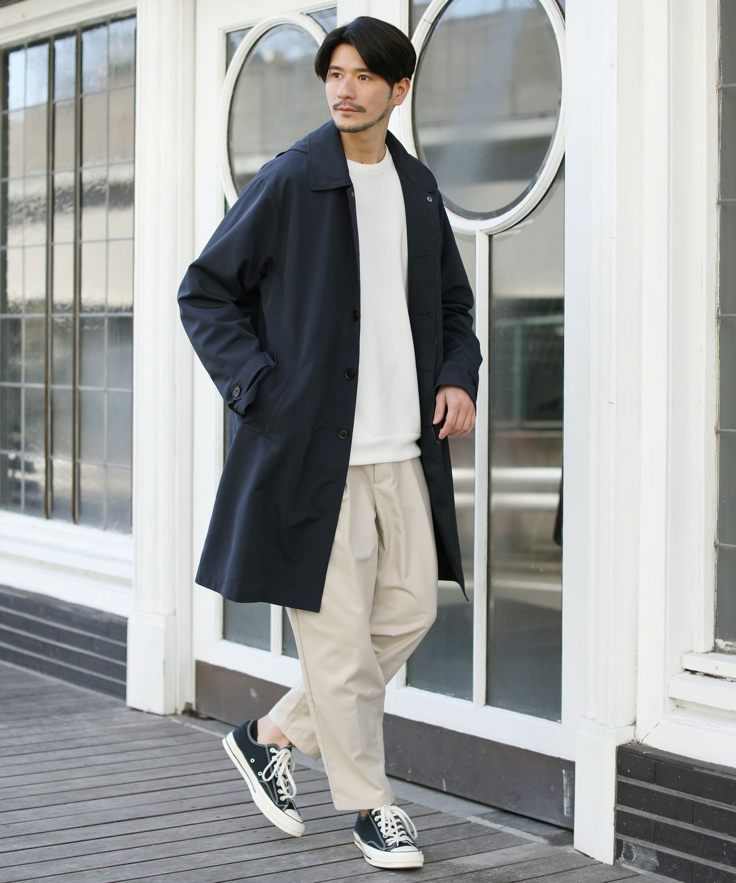 フード脱着ステンカラーコート | 【公式】SPU スプ公式通販｜メンズ