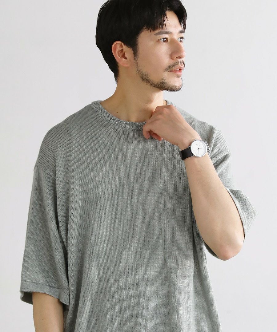 接触冷感ウォッシャブルハーフスリーブサマーニット | 【公式】SPU