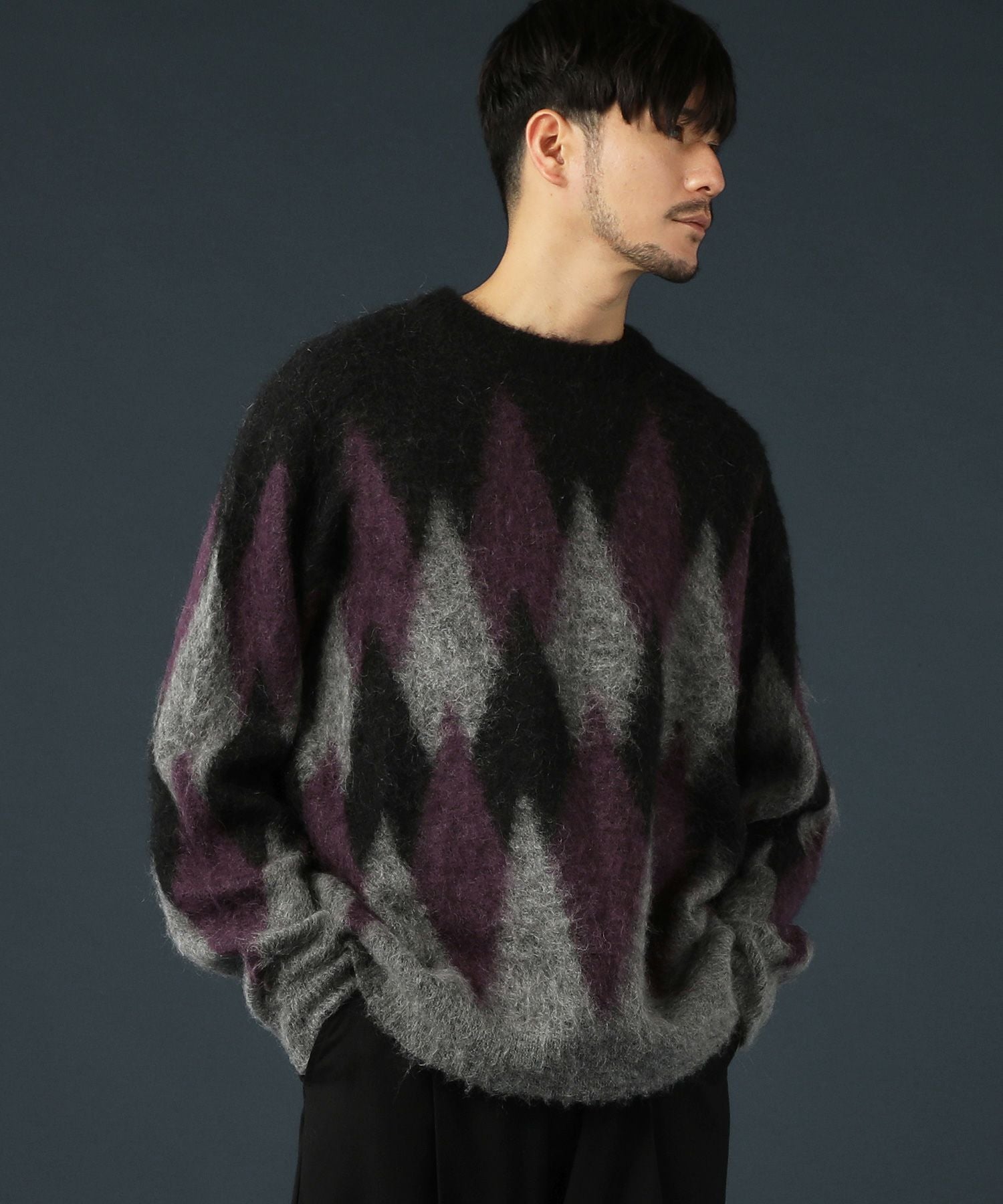 アクネストゥディオズ　総柄　モヘア　ウール　シャギー　　ニット 000000011275-04.jpg?size=xl&w=