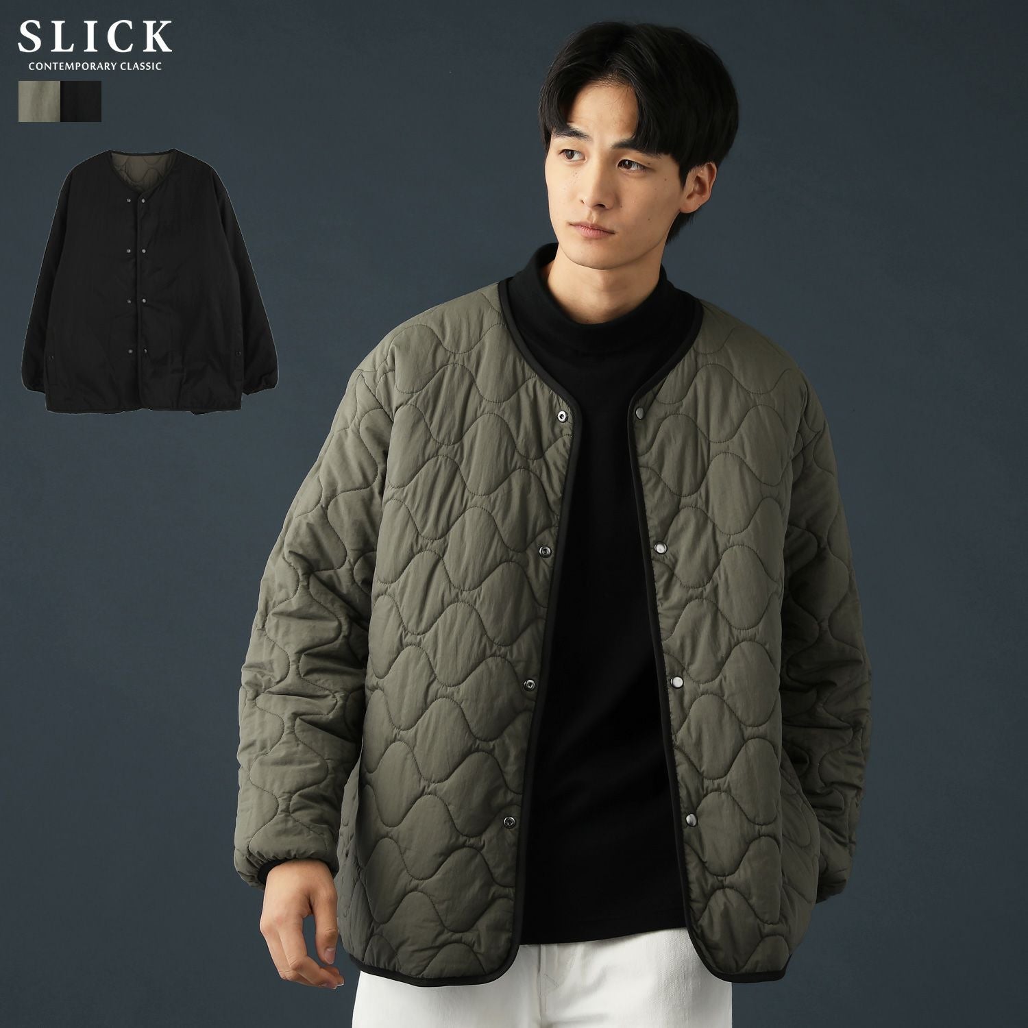 seanjohn キルティング加工 リバーシブル 00s sean john リバーシブル 