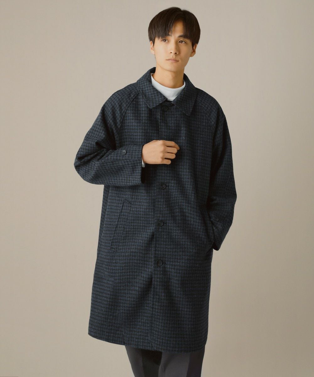 クラシックチェックリバーシブルバルカラーコート | 【公式】SPU スプ