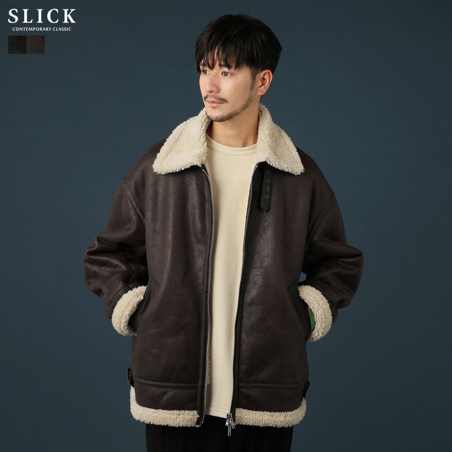 シンセティックレザームートンB3フライトジャケット | 【公式】SPU