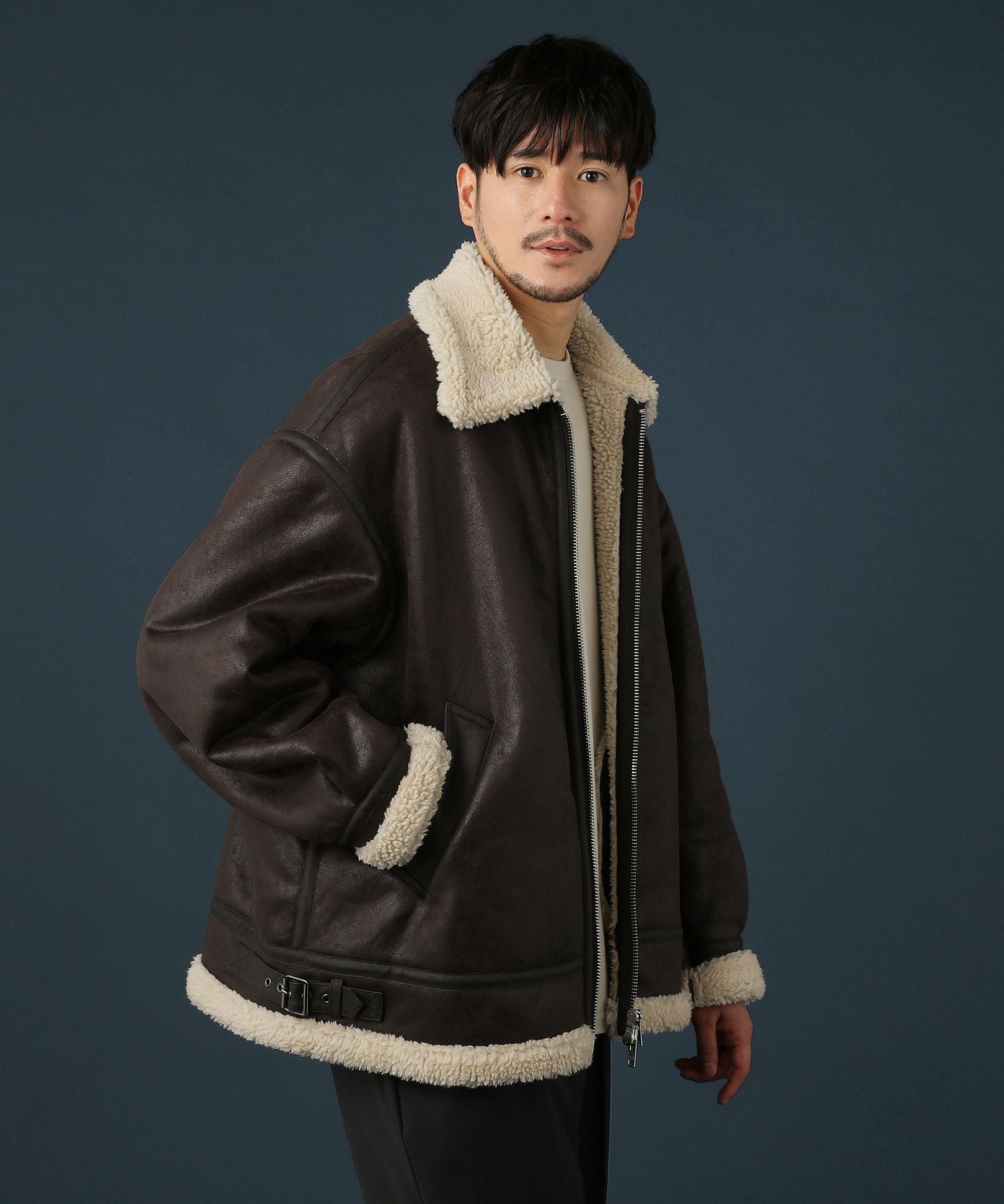 シンセティックレザームートンB3フライトジャケット | 【公式】SPU