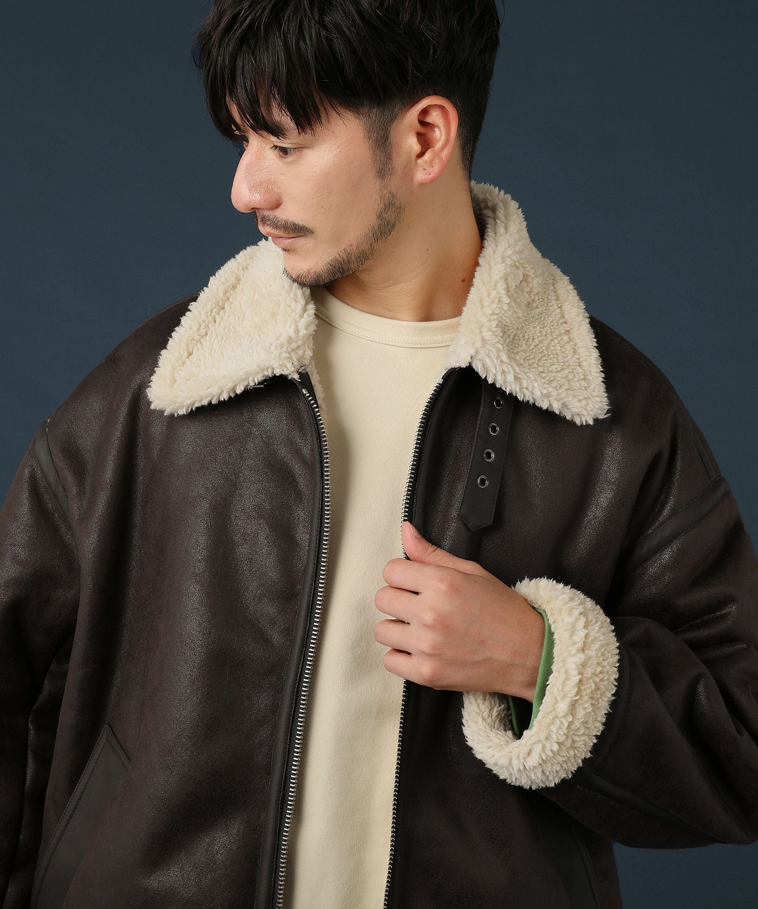 シンセティックレザームートンB3フライトジャケット | 【公式】SPU