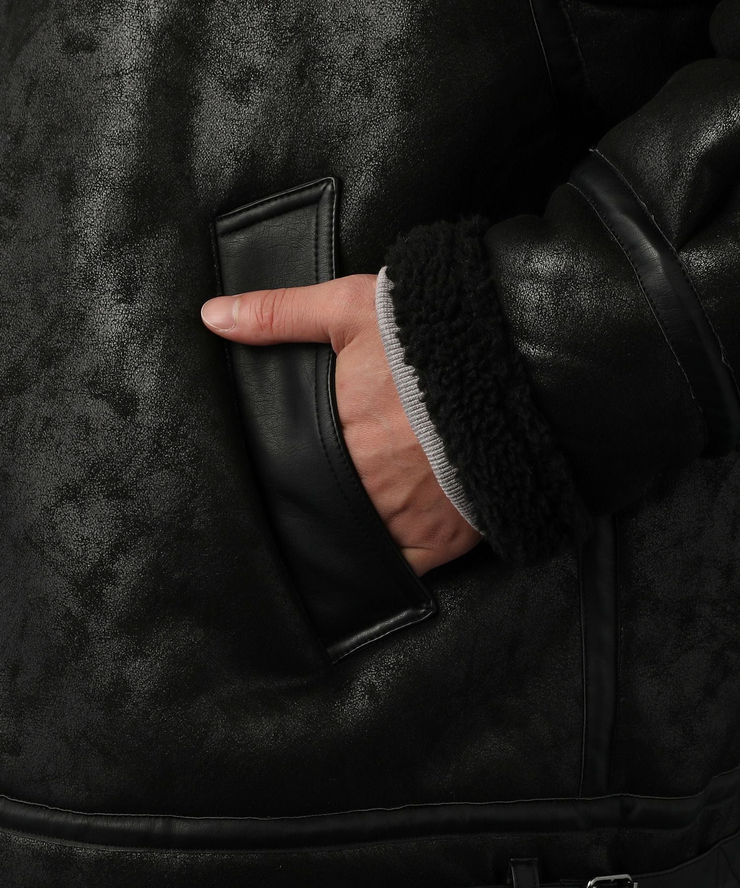 シンセティックレザームートンB3フライトジャケット | 【公式】SPU