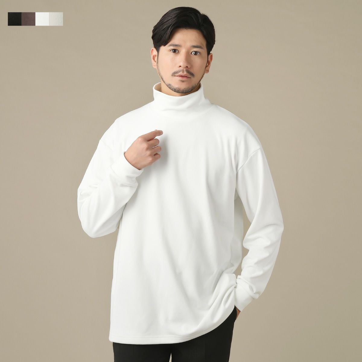 アトリエgg 雪柄長袖タートルカットソー　サイズ21 新品 起毛ポンチタートル長袖カットソー | 【公式】SPU スプ公式通販
