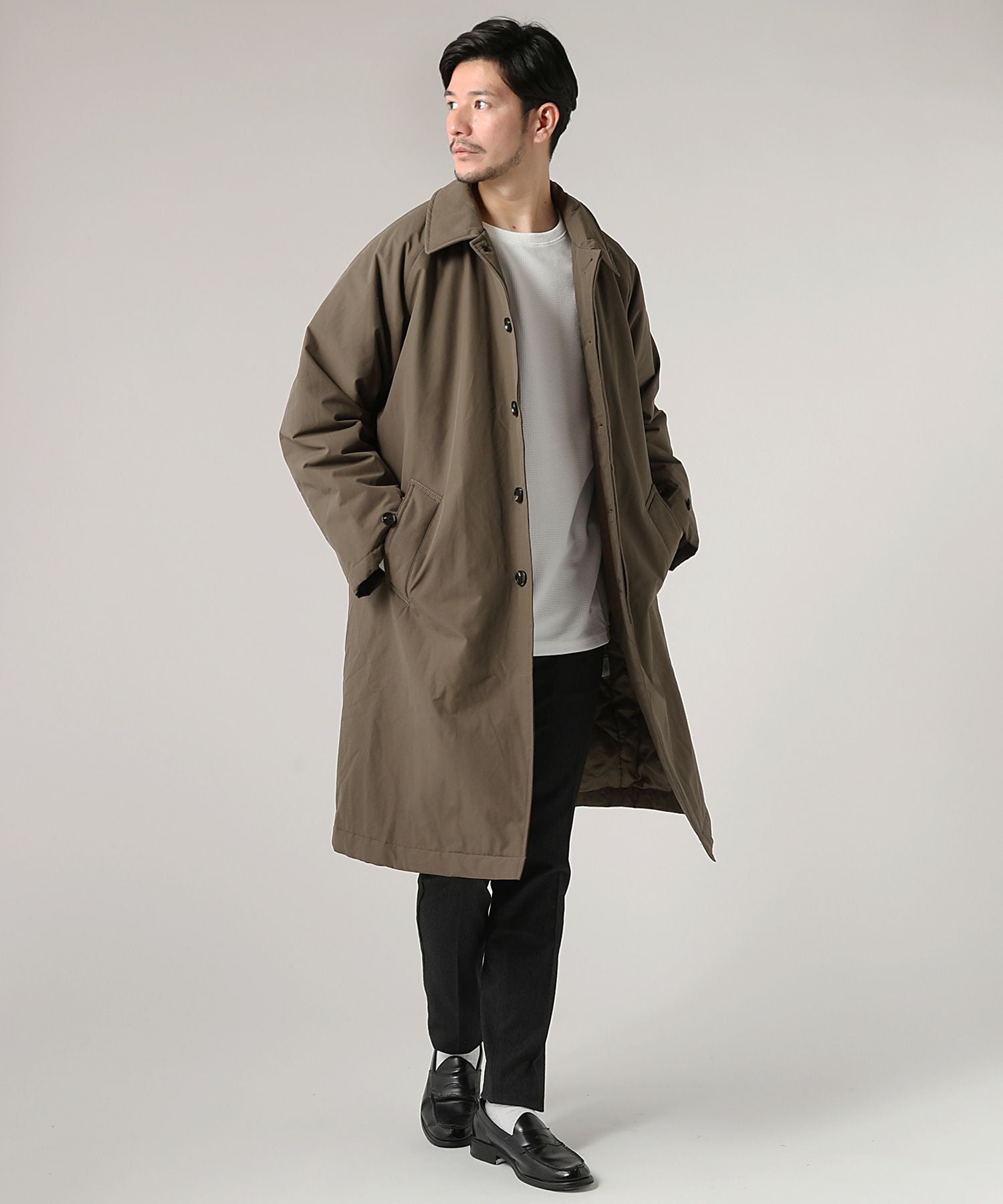 60/40クロス Sorona Dupont中綿ステンカラーコート | 【公式】SPU スプ