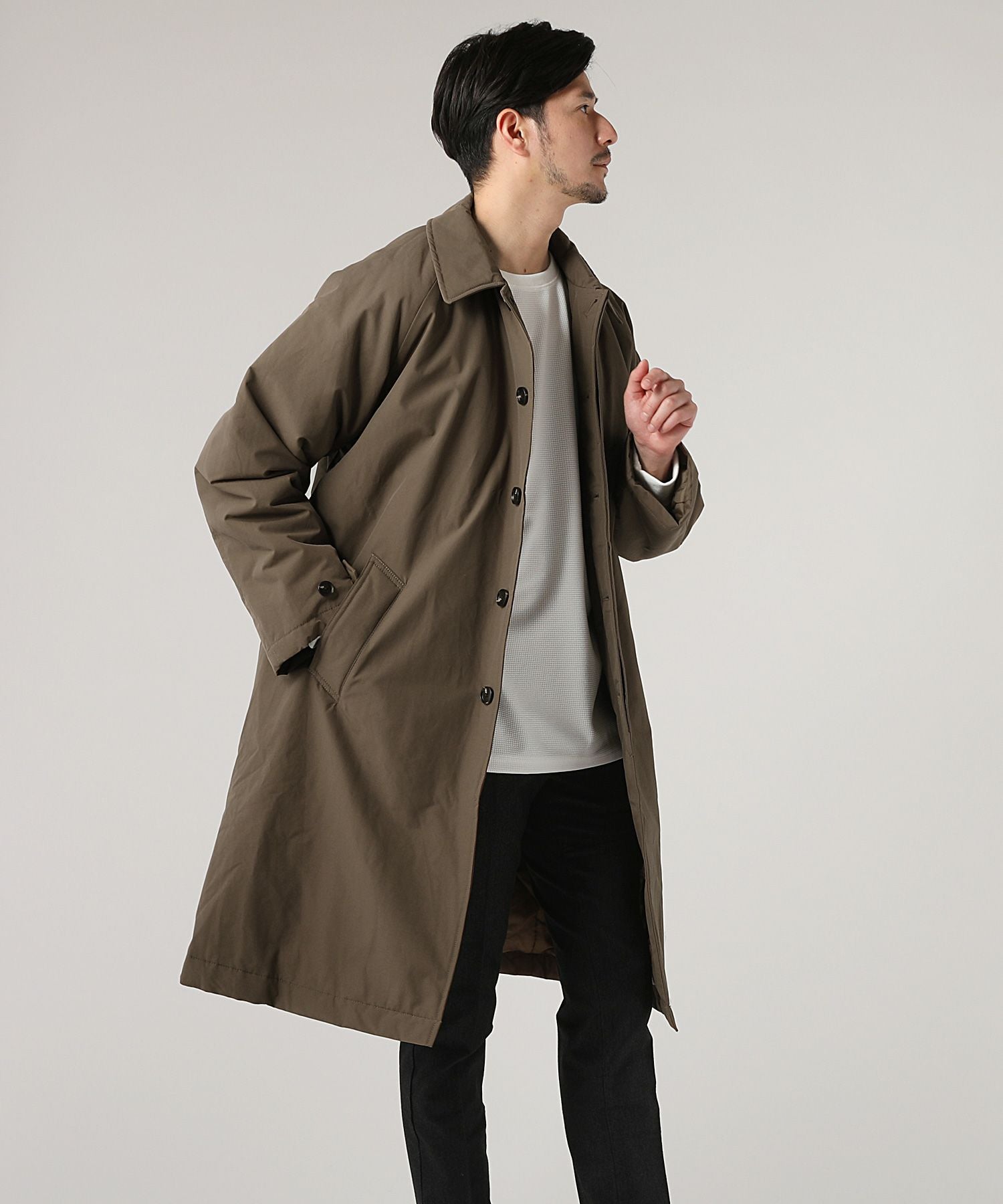 60/40クロス Sorona Dupont中綿ステンカラーコート | 【公式】SPU スプ