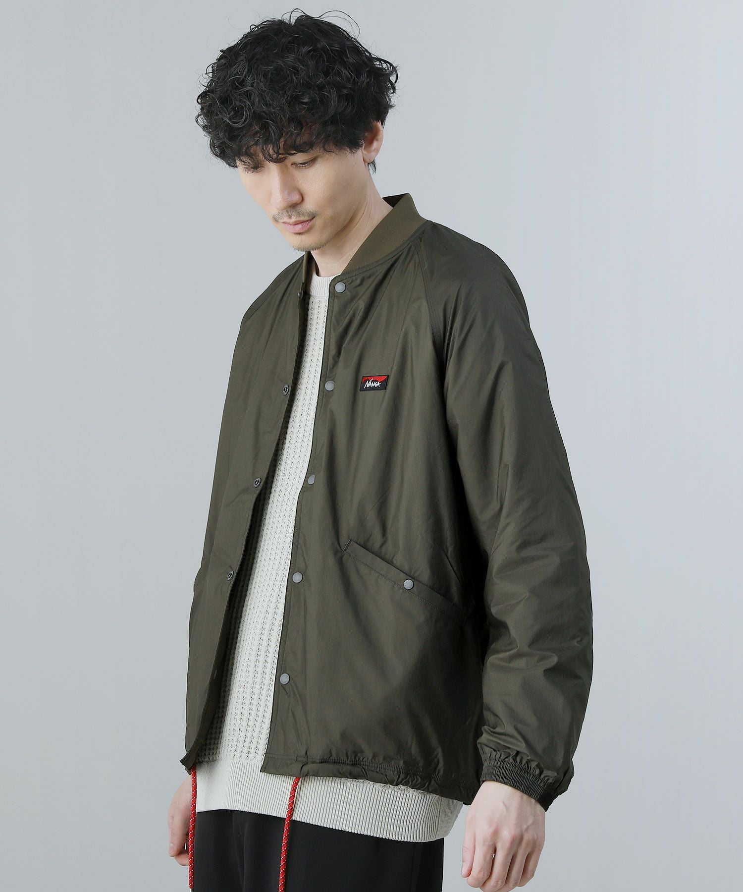 RIB COLLAR COACH JACKET | 【公式】SPU スプ公式通販｜メンズセレクト
