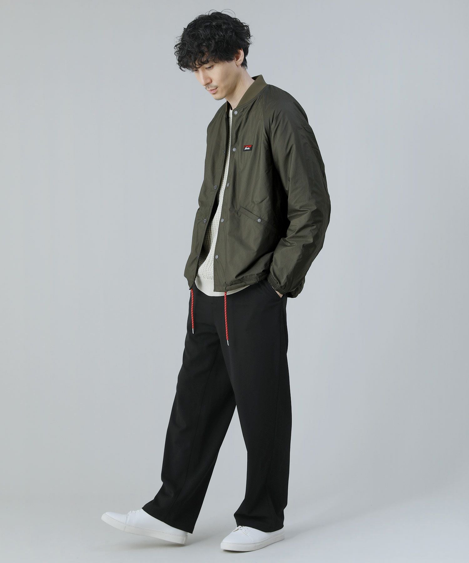 RIB COLLAR COACH JACKET 緑 RIB COLLAR COACH JACKET | 【公式】SPU スプ公式通販｜メンズセレクト