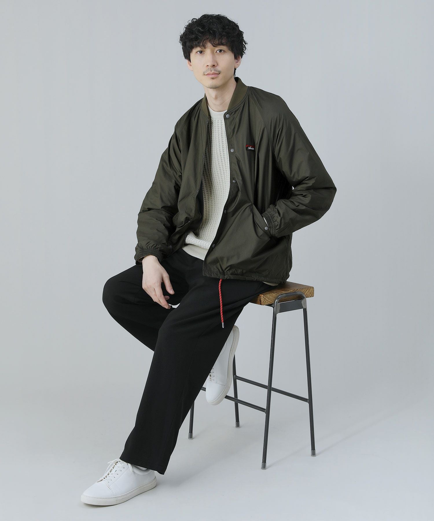 RIB COLLAR COACH JACKET | 【公式】SPU スプ公式通販｜メンズセレクト